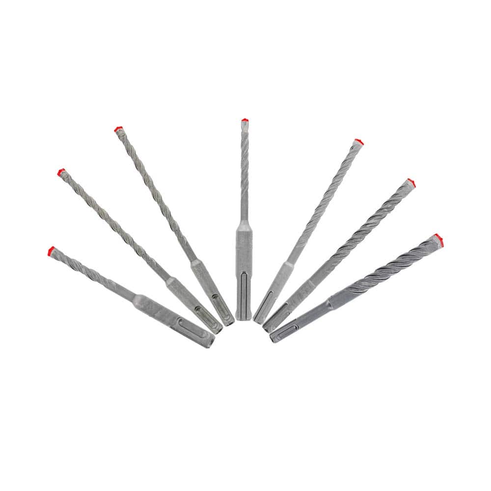 Freud - Drill Bit Sets; System of Measurement: Inch ; Drill Bit Material: Carbide ; Drill Bit Set Type: Hammer Drill Bits ; Maximum Drill Bit Size (Inch): 1/2 ; Drill Point Angle: 118 ; Number of Pieces: 7.000 - Exact Tool & Supply