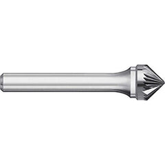 Titan USA - Burrs; Head Shape: Taper ; Industry Specification: SK-1 ; Tooth Style: Single Cut ; Cutting Diameter (Inch): 1/4 ; Cutting Diameter (Decimal Inch): 0.2500 ; Shank Diameter (Inch): 1/4 - Exact Tool & Supply
