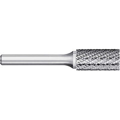 Titan USA - Burrs; Head Shape: Cylinder ; Industry Specification: SA-9 ; Tooth Style: Double Cut ; Cutting Diameter (Inch): 1 ; Cutting Diameter (Decimal Inch): 1.0000 ; Shank Diameter (Inch): 1/4 - Exact Tool & Supply