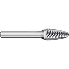 Titan USA - Burrs; Head Shape: Tree w/Radius ; Industry Specification: SF-51 ; Tooth Style: Single Cut ; Cutting Diameter (Inch): 1/4 ; Cutting Diameter (Decimal Inch): 0.2500 ; Shank Diameter (Inch): 1/8 - Exact Tool & Supply