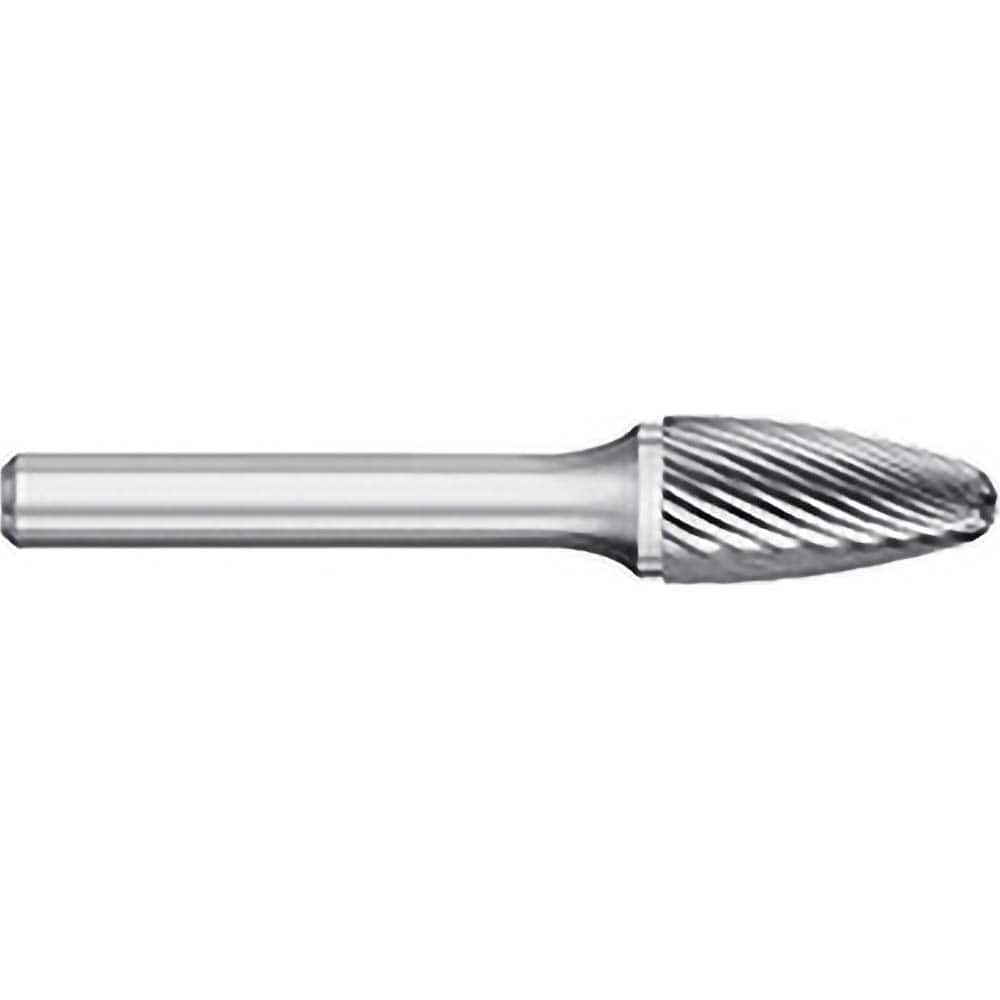 Titan USA - Burrs; Head Shape: Tree w/Radius ; Industry Specification: SF-14 ; Tooth Style: Single Cut ; Cutting Diameter (Inch): 3/4 ; Cutting Diameter (Decimal Inch): 0.7500 ; Shank Diameter (Inch): 1/4 - Exact Tool & Supply