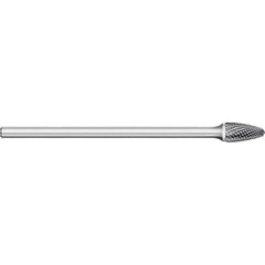 Titan USA - Burrs; Head Shape: Tree w/Radius ; Industry Specification: SF-42L2 ; Tooth Style: Double Cut ; Cutting Diameter (Inch): 1/8 ; Cutting Diameter (Decimal Inch): 0.1250 ; Shank Diameter (Inch): 1/8 - Exact Tool & Supply