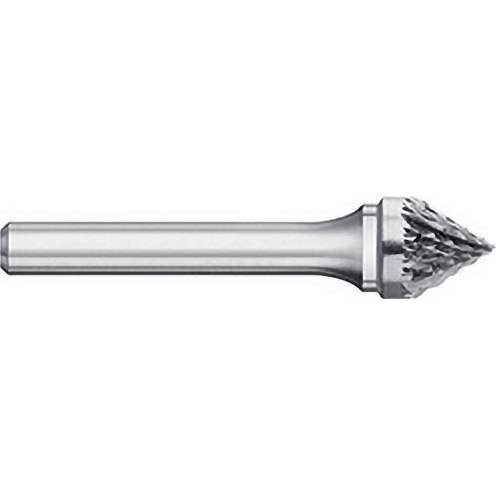 Titan USA - Burrs; Head Shape: Taper ; Industry Specification: SJ-9 ; Tooth Style: Double Cut ; Cutting Diameter (Inch): 1 ; Cutting Diameter (Decimal Inch): 1.0000 ; Shank Diameter (Inch): 1/4 - Exact Tool & Supply