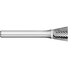 Titan USA - Burrs; Head Shape: Inverted Taper ; Industry Specification: SN-51 ; Tooth Style: Single Cut ; Cutting Diameter (Inch): 1/4 ; Cutting Diameter (Decimal Inch): 0.2500 ; Shank Diameter (Inch): 1/8 - Exact Tool & Supply
