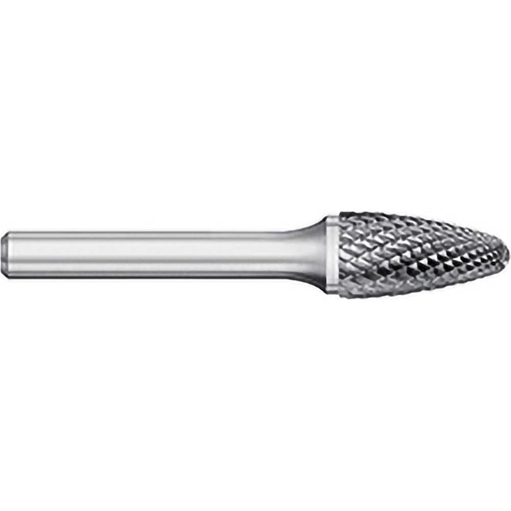 Titan USA - Burrs; Head Shape: Tree w/Radius ; Industry Specification: SF-14 ; Tooth Style: Double Cut ; Cutting Diameter (Inch): 3/4 ; Cutting Diameter (Decimal Inch): 0.7500 ; Shank Diameter (Inch): 1/4 - Exact Tool & Supply