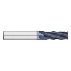 Titan USA - 4-40 Internal/External 40 TPI 1/8" Shank 3-Flute Solid Carbide Helical Flute Thread Mill - Exact Tool & Supply