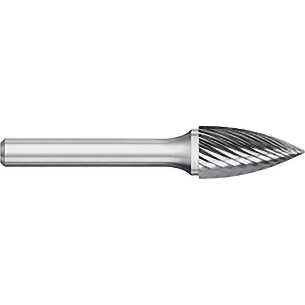 Titan USA - Burrs; Head Shape: Tree ; Industry Specification: SG-7 ; Tooth Style: Single Cut ; Cutting Diameter (Inch): 3/4 ; Cutting Diameter (Decimal Inch): 0.7500 ; Shank Diameter (Inch): 1/4 - Exact Tool & Supply
