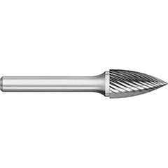Titan USA - Burrs; Head Shape: Tree ; Industry Specification: SG-53 ; Tooth Style: Single Cut ; Cutting Diameter (Inch): 3/16 ; Cutting Diameter (Decimal Inch): 0.1875 ; Shank Diameter (Inch): 1/8 - Exact Tool & Supply