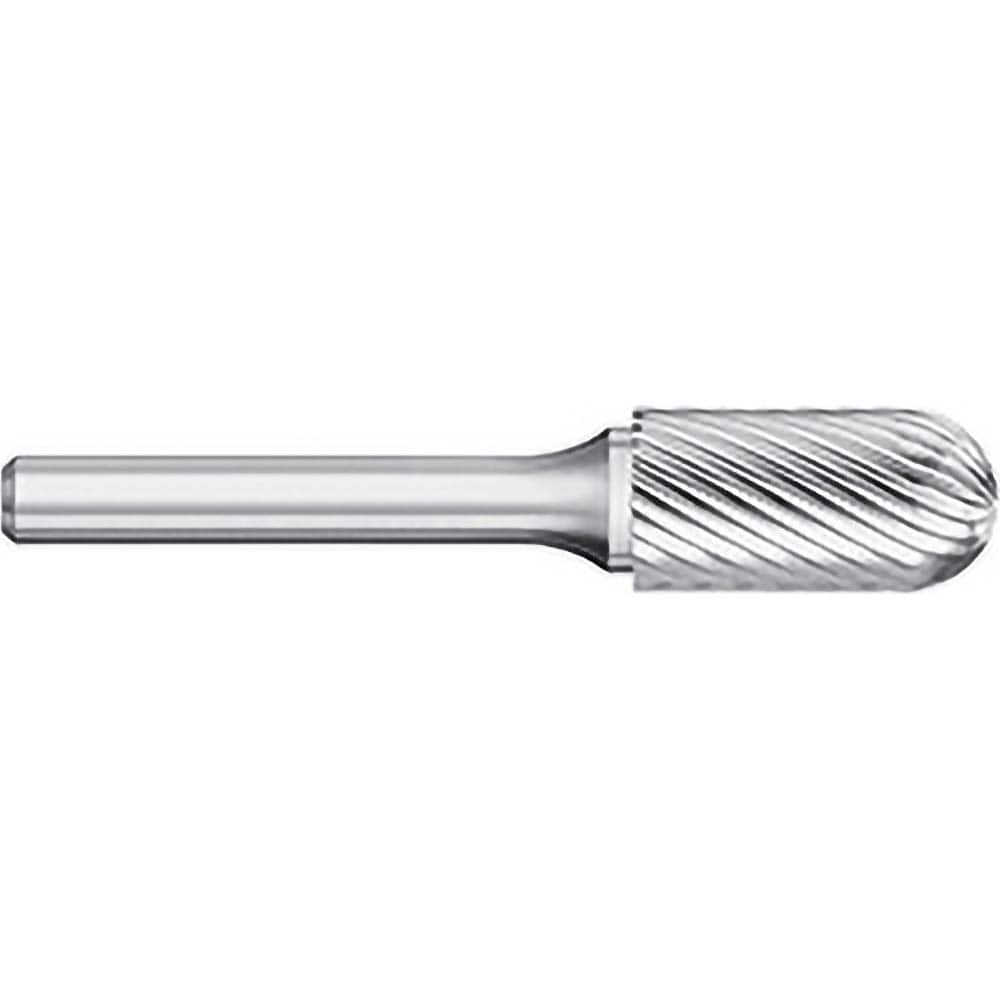 Titan USA - Burrs; Head Shape: Cylinder Ball End ; Industry Specification: SC-9 ; Tooth Style: Single Cut ; Cutting Diameter (Inch): 1 ; Cutting Diameter (Decimal Inch): 1.0000 ; Shank Diameter (Inch): 1/4 - Exact Tool & Supply