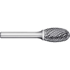 Titan USA - Burrs; Head Shape: Egg ; Industry Specification: SE-51 ; Tooth Style: Double Cut ; Cutting Diameter (Inch): 1/4 ; Cutting Diameter (Decimal Inch): 0.2500 ; Shank Diameter (Inch): 1/8 - Exact Tool & Supply