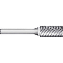 Titan USA - Burrs; Head Shape: Cylinder w/End Cut ; Industry Specification: SB-7 ; Tooth Style: Single Cut ; Cutting Diameter (Inch): 3/4 ; Cutting Diameter (Decimal Inch): 0.7500 ; Shank Diameter (Inch): 1/4 - Exact Tool & Supply