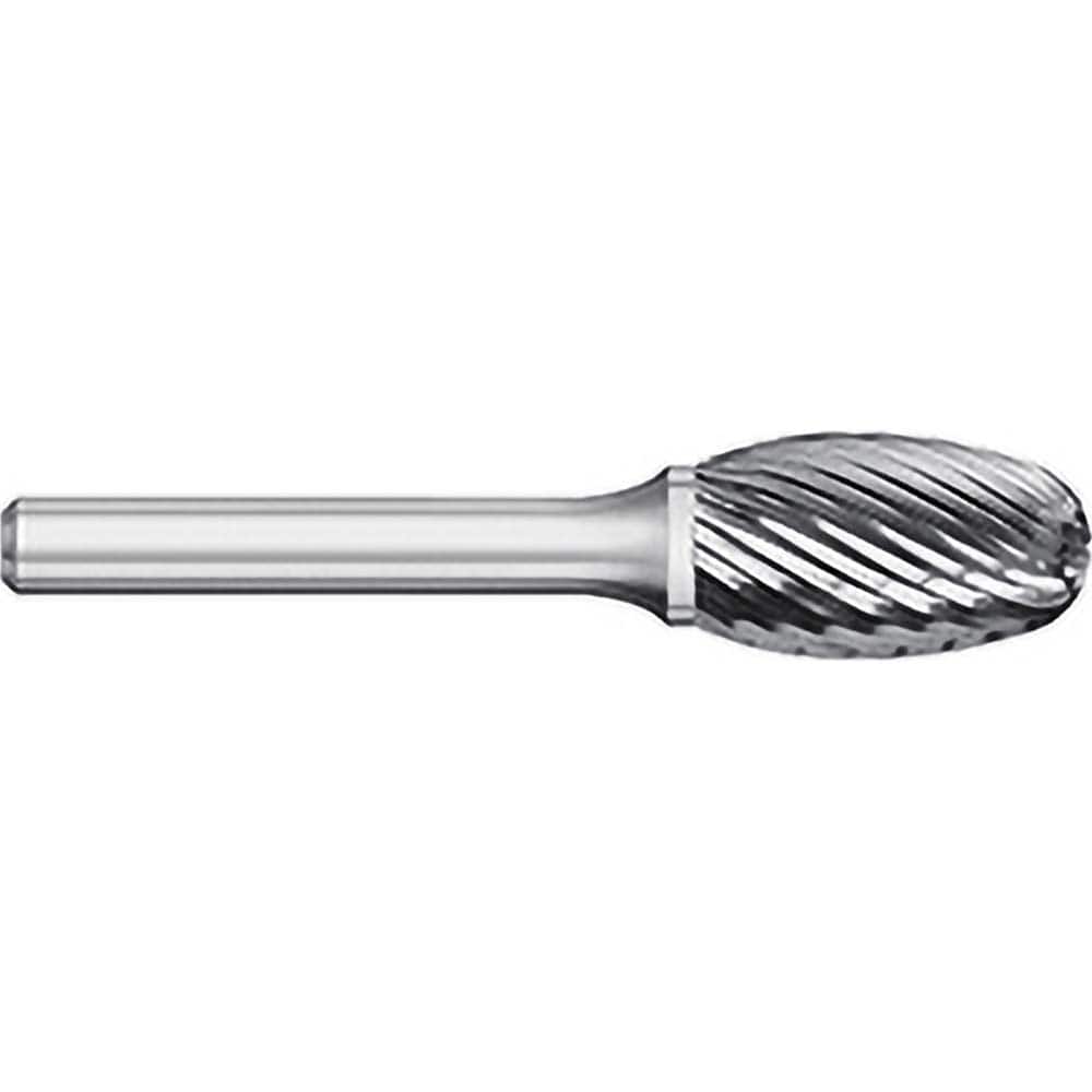 Titan USA - Burrs; Head Shape: Egg ; Industry Specification: SE-7 ; Tooth Style: Single Cut ; Cutting Diameter (Inch): 3/4 ; Cutting Diameter (Decimal Inch): 0.7500 ; Shank Diameter (Inch): 1/4 - Exact Tool & Supply