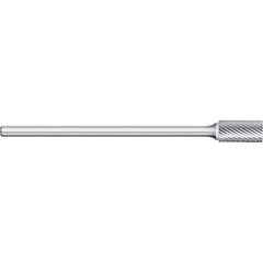 Titan USA - Burrs; Head Shape: Cylinder ; Industry Specification: SA-42L2 ; Tooth Style: Single Cut ; Cutting Diameter (Decimal Inch): 0.0938 ; Shank Diameter (Inch): 1/8 ; Shank Diameter (Decimal Inch): 1/8 - Exact Tool & Supply