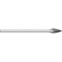 Titan USA - Burrs; Head Shape: Tree ; Industry Specification: SG-1L6 ; Tooth Style: Double Cut ; Cutting Diameter (Inch): 1/4 ; Cutting Diameter (Decimal Inch): 0.2500 ; Shank Diameter (Inch): 1/4 - Exact Tool & Supply