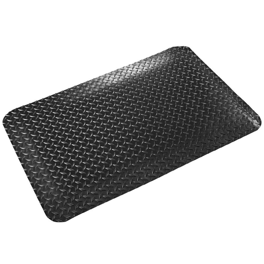Crown Matting - Anti-Fatigue Matting; Dry or Wet Environment: Dry ; Length (Feet): 3.000 ; Width (Inch): 24 ; Width (Feet): 2.00 ; Thickness (Inch): 7/8 ; Surface Pattern: Diamond-Plate; Raised Diamond Pattern - Exact Tool & Supply