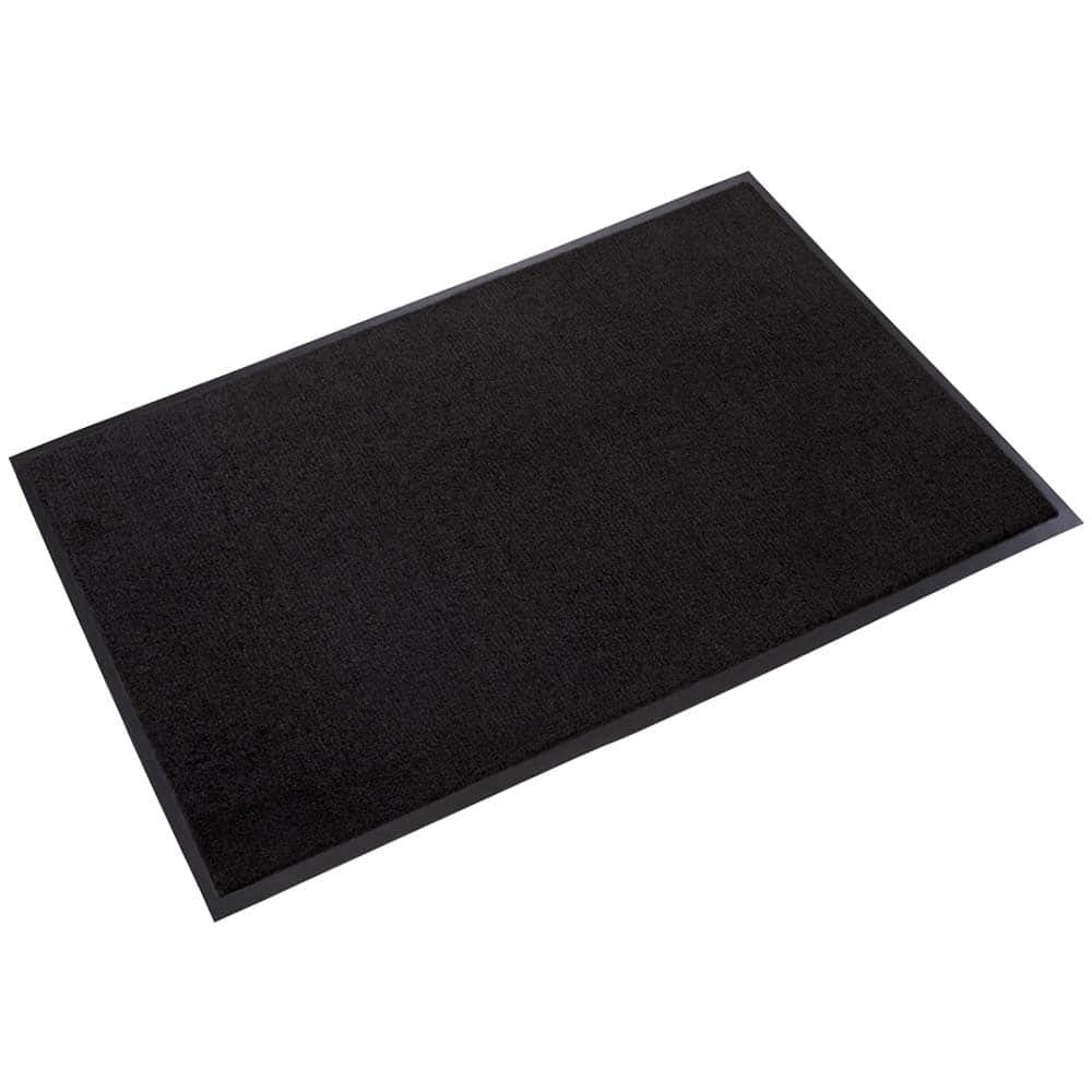 Crown Matting - Entrance Matting; Indoor or Outdoor: Indoor ; Traffic Type: Light; Light Duty ; Surface Material: Polypropylene ; Base Material: Vinyl ; Surface Pattern: Cut Pile ; Color: Black - Exact Tool & Supply