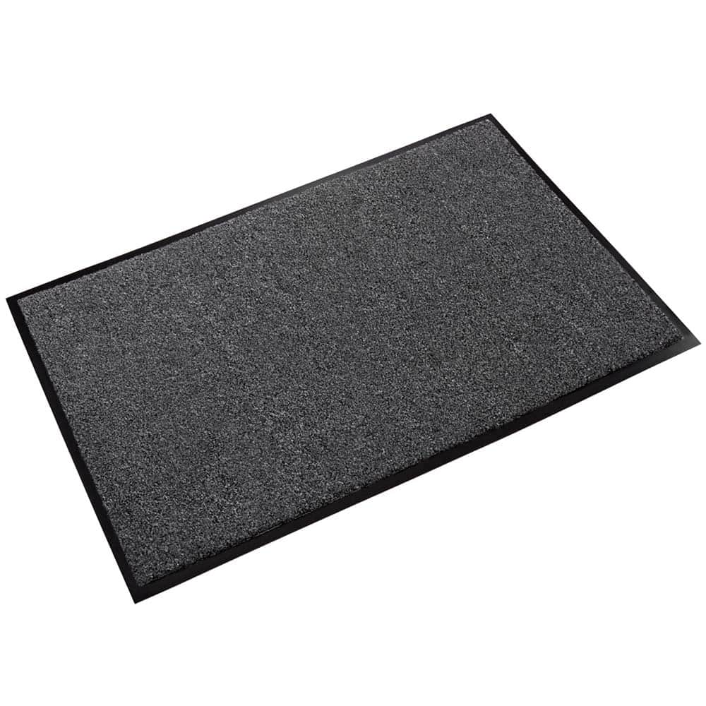 Crown Matting - Entrance Matting; Indoor or Outdoor: Indoor ; Traffic Type: Light; Light Duty ; Surface Material: Polypropylene ; Base Material: Vinyl ; Surface Pattern: Cut Pile ; Color: Charcoal - Exact Tool & Supply