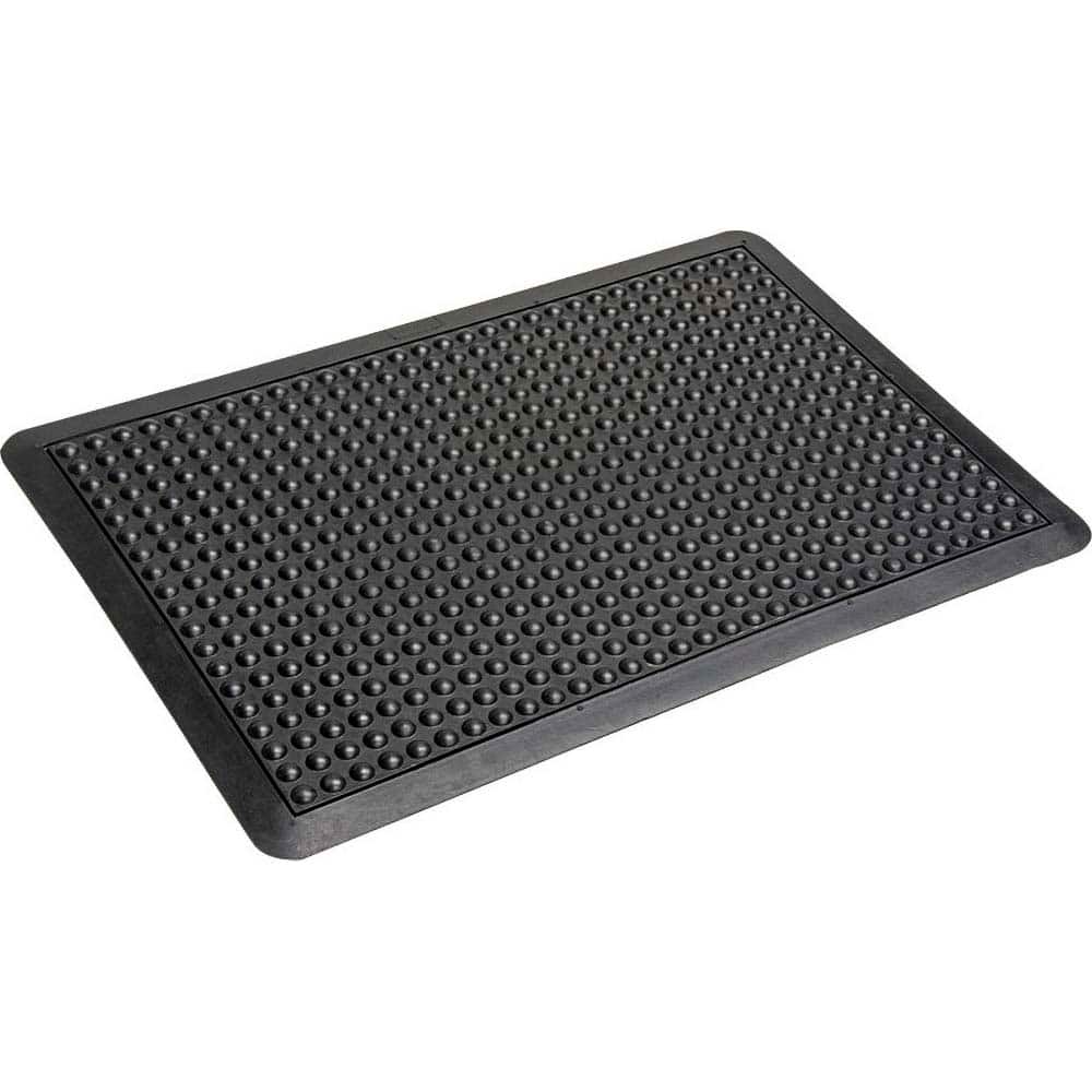 Crown Matting - Anti-Fatigue Matting; Dry or Wet Environment: Dry ; Length (Feet): 3.000 ; Width (Inch): 24 ; Width (Feet): 2.00 ; Thickness (Inch): 1/2 ; Surface Pattern: Bubbled; Raised Circles - Exact Tool & Supply