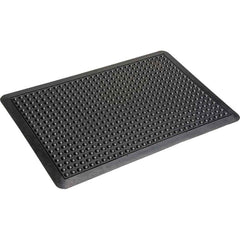 Crown Matting - Anti-Fatigue Matting; Dry or Wet Environment: Dry ; Length (Feet): 3.000 ; Width (Inch): 24 ; Width (Feet): 2.00 ; Thickness (Inch): 1/2 ; Surface Pattern: Bubbled; Raised Circles - Exact Tool & Supply