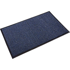 Crown Matting - Entrance Matting; Indoor or Outdoor: Indoor ; Traffic Type: Heavy Duty; Heavy ; Surface Material: Polypropylene ; Base Material: Nitrile Rubber; Vinyl ; Surface Pattern: Cut Pile ; Color: Black/Blue - Exact Tool & Supply