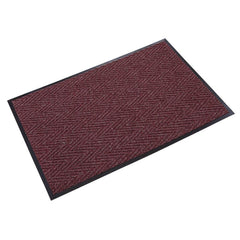 Crown Matting - Entrance Matting; Indoor or Outdoor: Indoor ; Traffic Type: Medium Duty ; Surface Material: Polypropylene ; Base Material: Vinyl ; Surface Pattern: V-Ribbed ; Color: Burgundy - Exact Tool & Supply