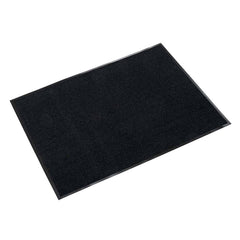 Crown Matting - Entrance Matting; Indoor or Outdoor: Outdoor ; Traffic Type: Heavy, Medium & Light ; Surface Material: Nylon ; Base Material: Vinyl ; Surface Pattern: Cut Pile ; Color: Black - Exact Tool & Supply