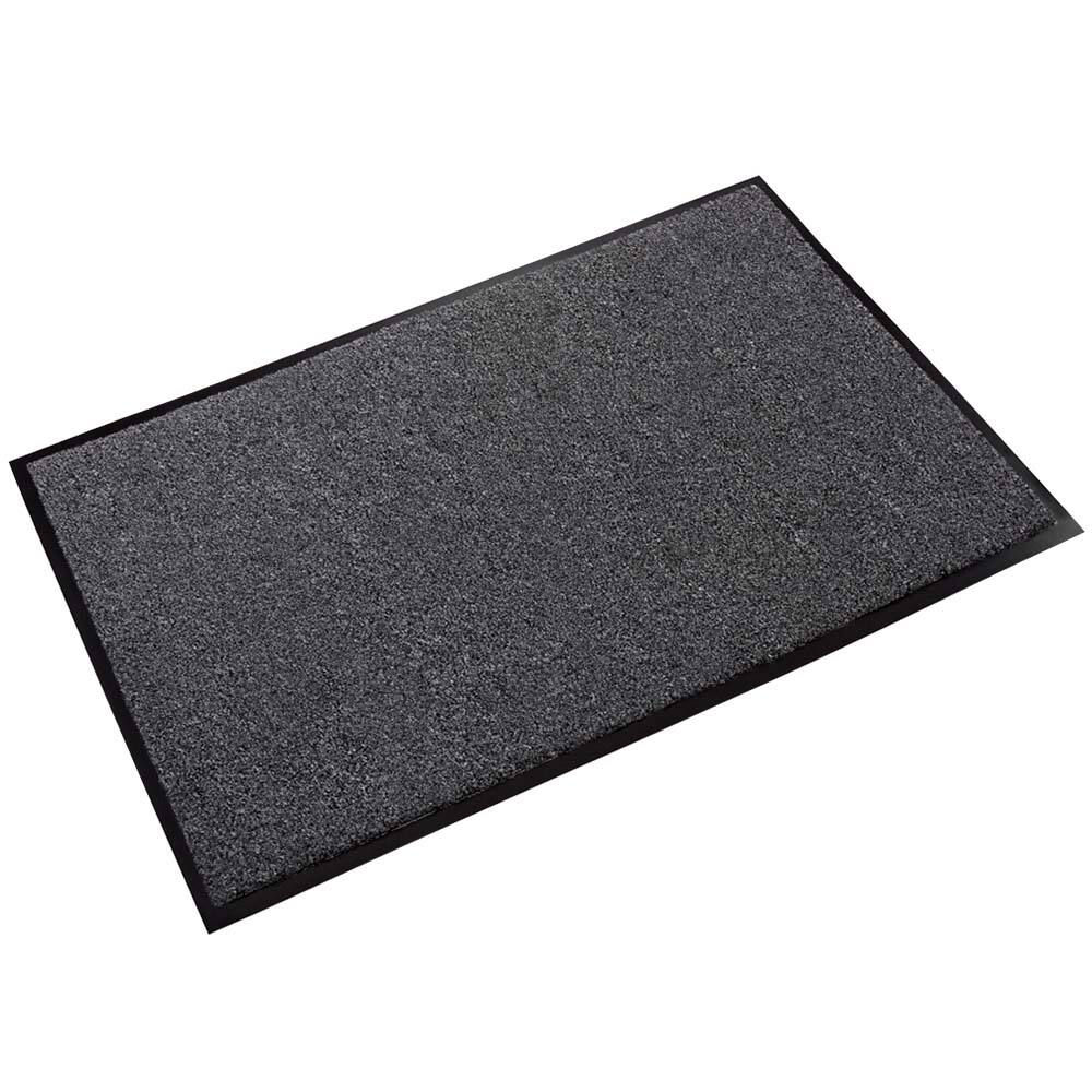 Crown Matting - Entrance Matting; Indoor or Outdoor: Indoor ; Traffic Type: Light; Light Duty ; Surface Material: Polypropylene ; Base Material: Vinyl ; Surface Pattern: Cut Pile ; Color: Charcoal - Exact Tool & Supply