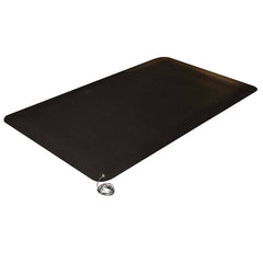 Crown Matting - Anti-Fatigue Matting; Dry or Wet Environment: Dry ; Length (Feet): 5.000 ; Width (Inch): 36 ; Width (Feet): 3.00 ; Thickness (Inch): 1/2 ; Surface Pattern: Smooth; Vinyl - Exact Tool & Supply