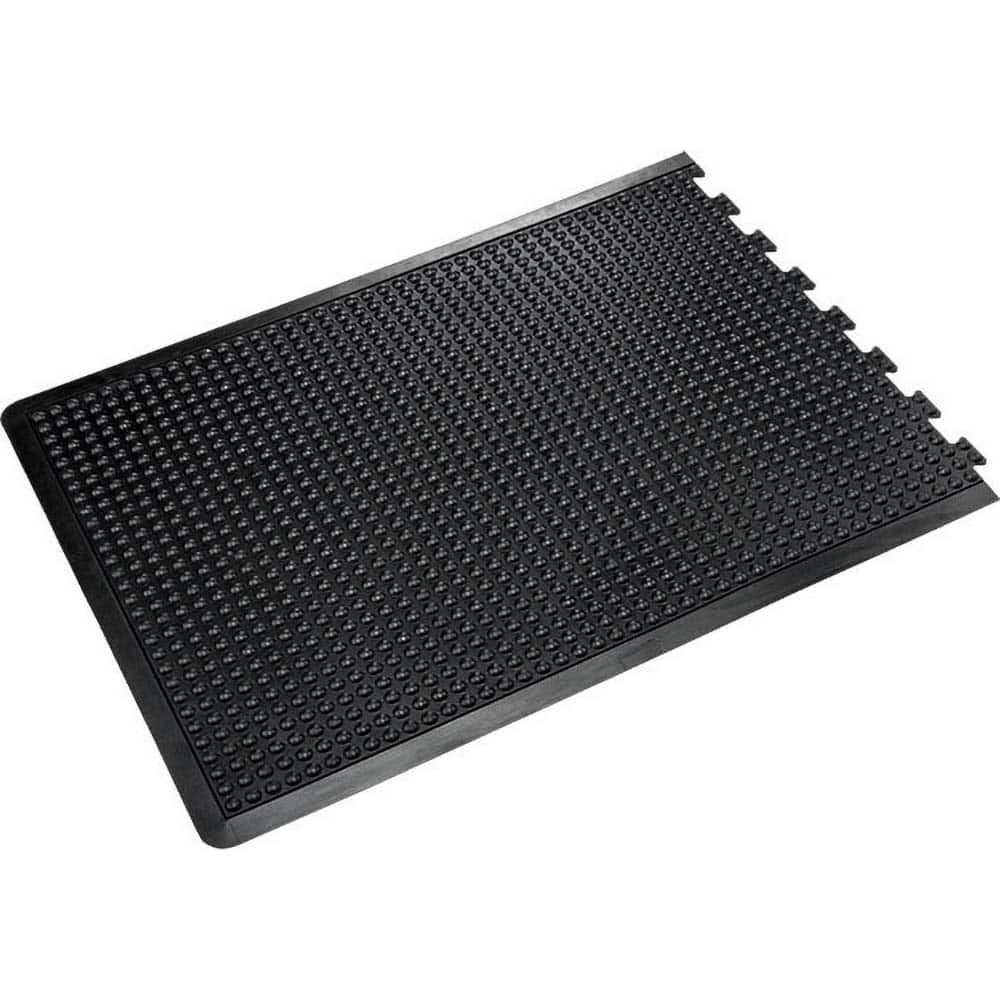 Crown Matting - Anti-Fatigue Matting; Dry or Wet Environment: Dry ; Length (Feet): 4.000 ; Width (Inch): 35 ; Thickness (Inch): 1/2 ; Surface Pattern: Bubbled; Raised Circles ; Surface Material: SBR Rubber - Exact Tool & Supply