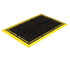 Crown Matting - Anti-Fatigue Matting; Dry or Wet Environment: Wet ; Length (Feet): 10.000 ; Width (Inch): 38 ; Thickness (Inch): 7/8 ; Surface Pattern: Perforated ; Surface Material: SBR Rubber - Exact Tool & Supply
