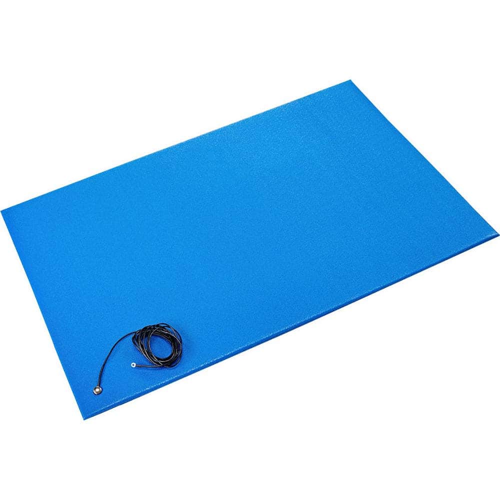 Crown Matting - Anti-Fatigue Matting; Dry or Wet Environment: Dry ; Length (Feet): 12.000 ; Width (Inch): 36 ; Width (Feet): 3.00 ; Thickness (Inch): 3/8 ; Surface Pattern: Smooth - Exact Tool & Supply