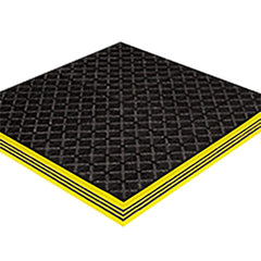 Crown Matting - Anti-Fatigue Matting; Dry or Wet Environment: Wet ; Length (Feet): 6.000 ; Width (Inch): 39 ; Thickness (Inch): 3/4 ; Surface Pattern: Molded; Raised Squares ; Surface Material: Nitrile Blend - Exact Tool & Supply