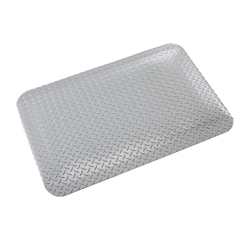 Crown Matting - Anti-Fatigue Matting; Dry or Wet Environment: Dry ; Length (Feet): 5.000 ; Width (Inch): 36 ; Width (Feet): 3.00 ; Thickness (Inch): 9/16 ; Surface Pattern: Diamond-Plate - Exact Tool & Supply