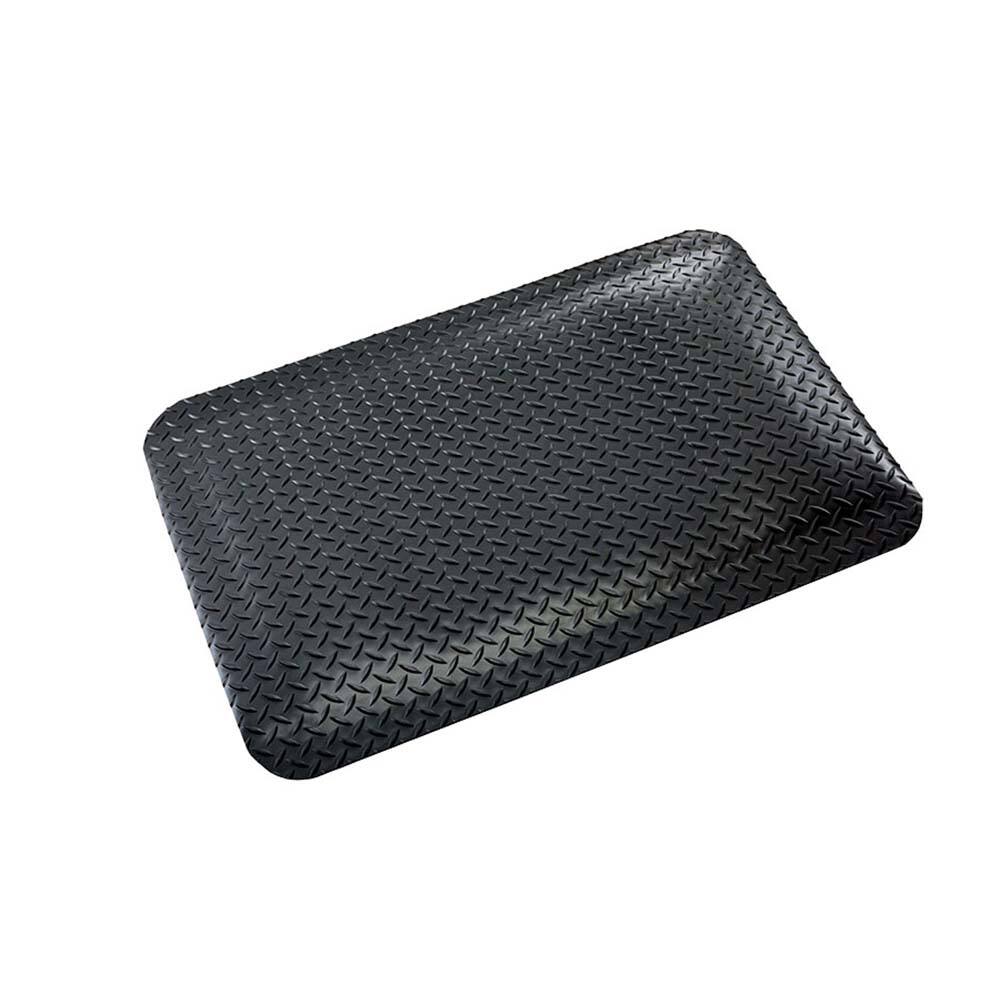 Crown Matting - Anti-Fatigue Matting; Dry or Wet Environment: Dry ; Length (Feet): 5.000 ; Width (Inch): 36 ; Width (Feet): 3.00 ; Thickness (Inch): 9/16 ; Surface Pattern: Diamond-Plate - Exact Tool & Supply