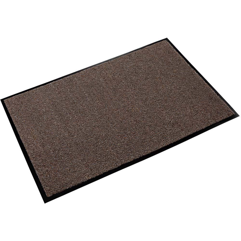 Crown Matting - Entrance Matting; Indoor or Outdoor: Indoor ; Traffic Type: Light; Light Duty ; Surface Material: Polypropylene ; Base Material: Vinyl ; Surface Pattern: Cut Pile ; Color: Walnut - Exact Tool & Supply
