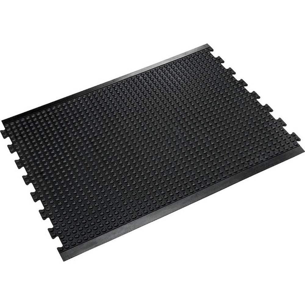 Crown Matting - Anti-Fatigue Matting; Dry or Wet Environment: Dry ; Length (Feet): 4.000 ; Width (Inch): 35 ; Thickness (Inch): 1/2 ; Surface Pattern: Bubbled; Raised Circles ; Surface Material: SBR Rubber - Exact Tool & Supply
