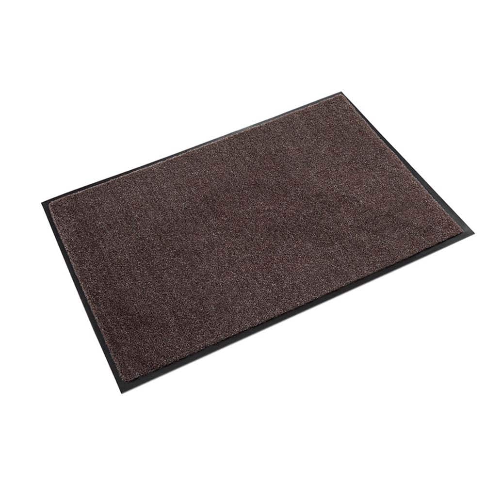 Crown Matting - Entrance Matting; Indoor or Outdoor: Indoor ; Traffic Type: Medium Duty ; Surface Material: Polypropylene; Olefin ; Base Material: Vinyl ; Surface Pattern: Cut Pile ; Color: Walnut - Exact Tool & Supply