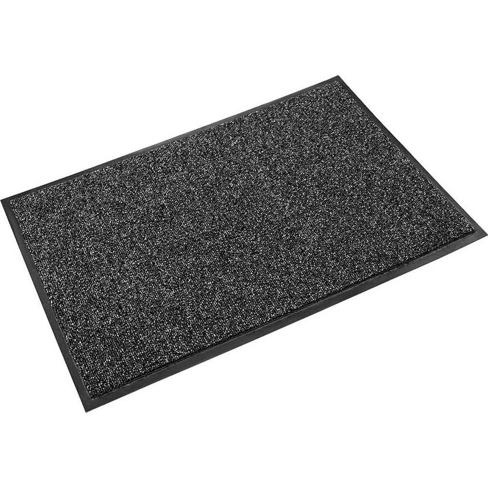 Crown Matting - Entrance Matting; Indoor or Outdoor: Indoor ; Traffic Type: Medium ; Surface Material: Polypropylene ; Base Material: Vinyl ; Surface Pattern: Looped; Cut Pile ; Color: Gray - Exact Tool & Supply