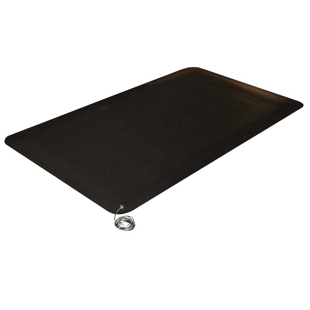 Crown Matting - Anti-Fatigue Matting; Dry or Wet Environment: Dry ; Length (Feet): 12.000 ; Width (Inch): 36 ; Width (Feet): 3.00 ; Thickness (Inch): 1/2 ; Surface Pattern: Smooth; Vinyl - Exact Tool & Supply