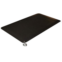 Crown Matting - Anti-Fatigue Matting; Dry or Wet Environment: Dry ; Length (Feet): 12.000 ; Width (Inch): 36 ; Width (Feet): 3.00 ; Thickness (Inch): 1/2 ; Surface Pattern: Smooth; Vinyl - Exact Tool & Supply