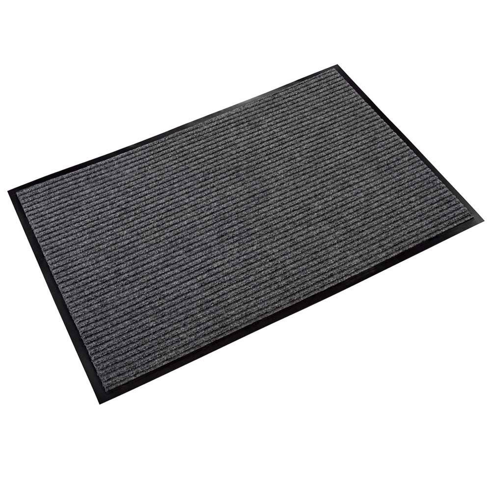 Crown Matting - Entrance Matting; Indoor or Outdoor: Indoor ; Traffic Type: Light ; Surface Material: Polypropylene ; Base Material: Vinyl ; Surface Pattern: Ribbed ; Color: Gray - Exact Tool & Supply