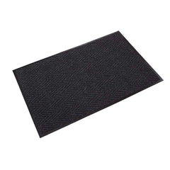 Crown Matting - Entrance Matting; Indoor or Outdoor: Indoor ; Traffic Type: Medium Duty ; Surface Material: Polypropylene ; Base Material: Vinyl ; Surface Pattern: V-Ribbed ; Color: Charcoal - Exact Tool & Supply