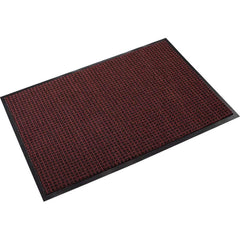 Crown Matting - Entrance Matting; Indoor or Outdoor: Indoor ; Traffic Type: Heavy, Medium & Light; Heavy Duty ; Surface Material: Polypropylene ; Base Material: Nitrile; Vinyl ; Surface Pattern: Cut Pile; Looped ; Color: Black/Burgundy - Exact Tool & Supply
