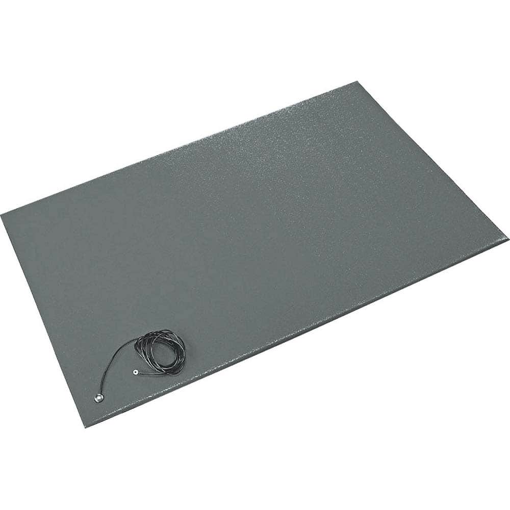 Crown Matting - Anti-Fatigue Matting; Dry or Wet Environment: Dry ; Length (Feet): 3.000 ; Width (Inch): 24 ; Width (Feet): 2.00 ; Thickness (Inch): 3/8 ; Surface Pattern: Smooth - Exact Tool & Supply
