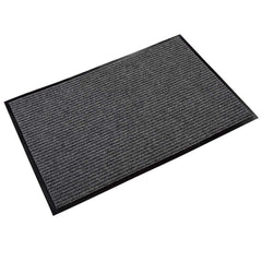 Crown Matting - Entrance Matting; Indoor or Outdoor: Indoor ; Traffic Type: Light ; Surface Material: Polypropylene ; Base Material: Vinyl ; Surface Pattern: Ribbed ; Color: Gray - Exact Tool & Supply