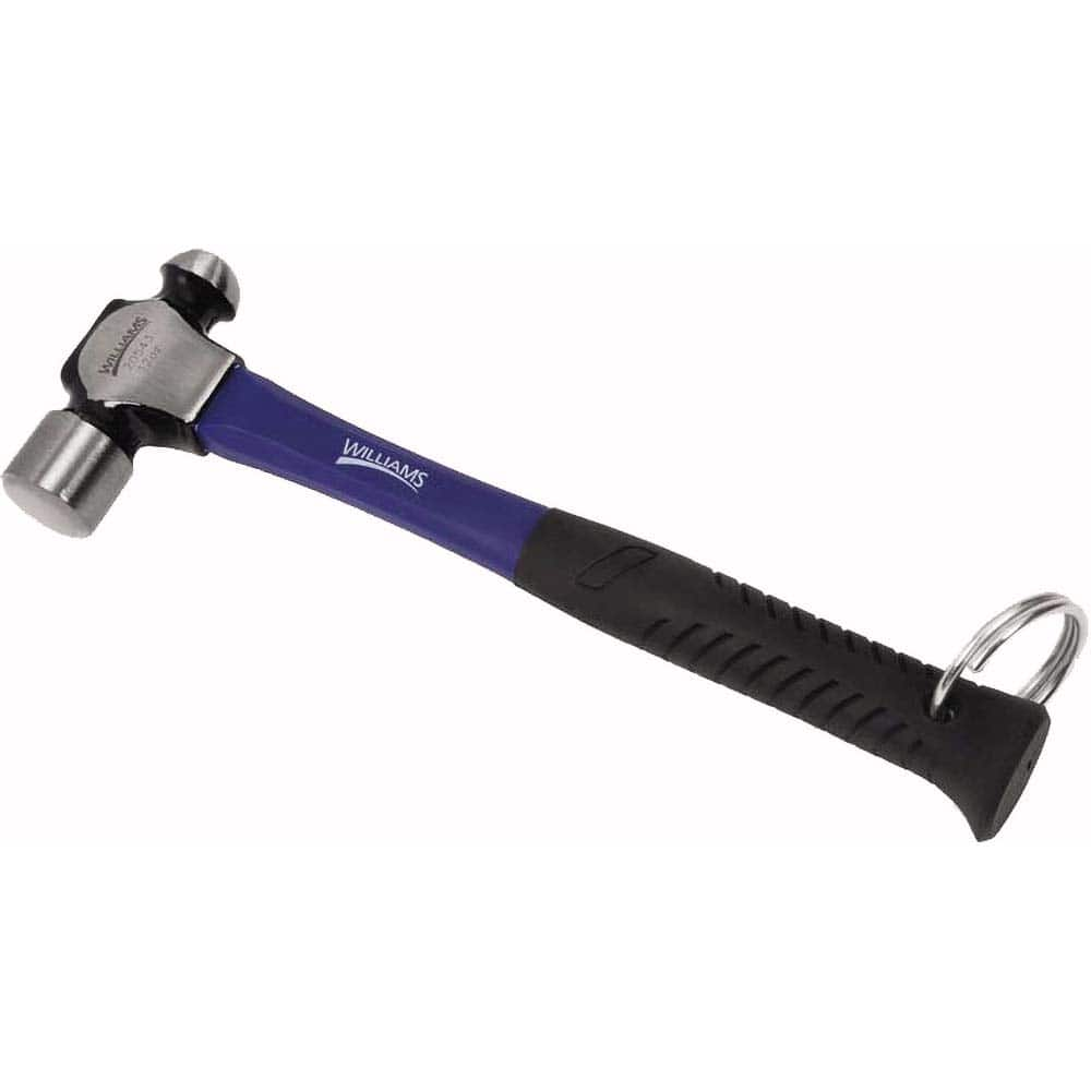 Williams - Ball Pein & Cross Pein Hammers; Hammer Type: Tethered Ball Pein ; Head Weight Range: 1 - 2.9 lbs. ; Overall Length Range: 14" - Exact Tool & Supply