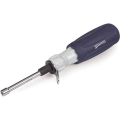Williams - Nutdrivers; Tool Type: Tethered Nut Driver ; System of Measurement: Inch ; Handle Type: Cushion Grip ; Shaft Type: Hollow; Hollow Shaft ; Size (Inch): New Value ; Overall Length (Inch): 7 - Exact Tool & Supply