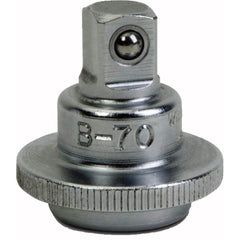 Williams - Ratchets; Tool Type: Tethered Ratchet Spinner ; Drive Size (Inch): 3/8 ; Head Shape: Cylinder; Square ; Head Features: Standard ; Finish/Coating: Chrome ; Overall Length (Inch): 1-1//4 - Exact Tool & Supply