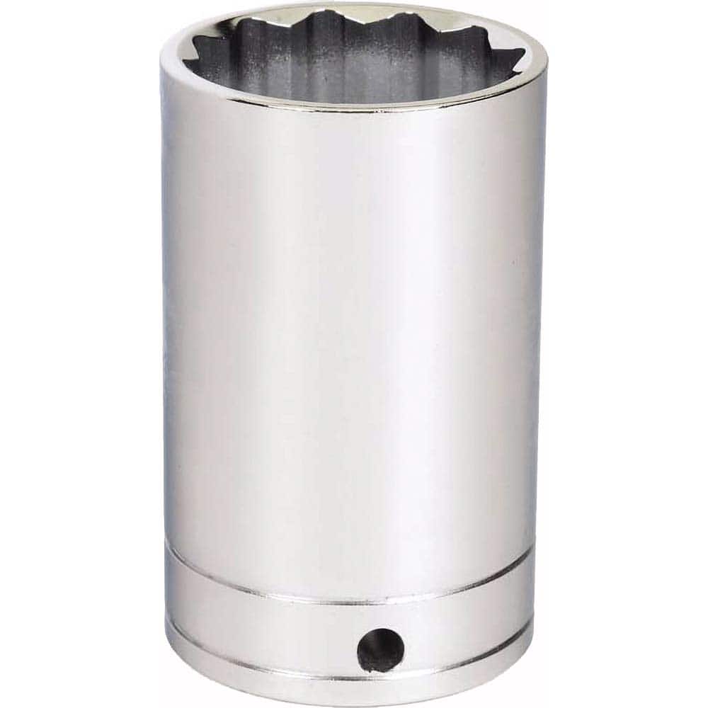 Williams - Hand Sockets; Drive Size (Inch): 1/2 ; Size (Inch): 1.34 ; Type: Standard ; Tool Type: Tethered Hand Socket ; Number of Points: 12 ; Finish/Coating: Chrome - Exact Tool & Supply