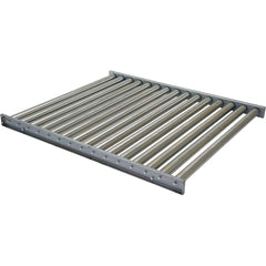 Vestil - Gravity Conveyors; Roller Style: Roller ; Shape: Rectangle ; Width (Inch): 52 ; Roller Diameter (Decimal Inch): 2.4000 ; Length (Feet): 60 ; Wheel Material: Steel - Exact Tool & Supply